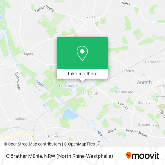Карта Clörather Mühle