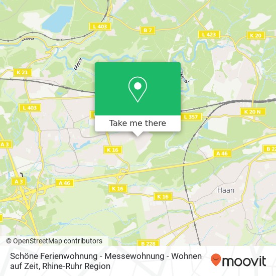 Schöne Ferienwohnung - Messewohnung - Wohnen auf Zeit map