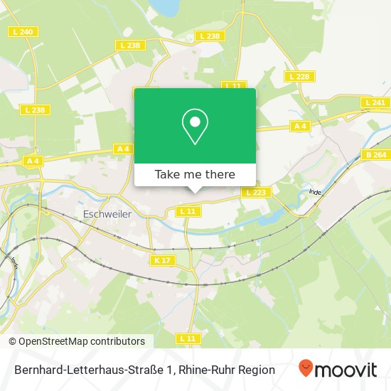 Карта Bernhard-Letterhaus-Straße 1