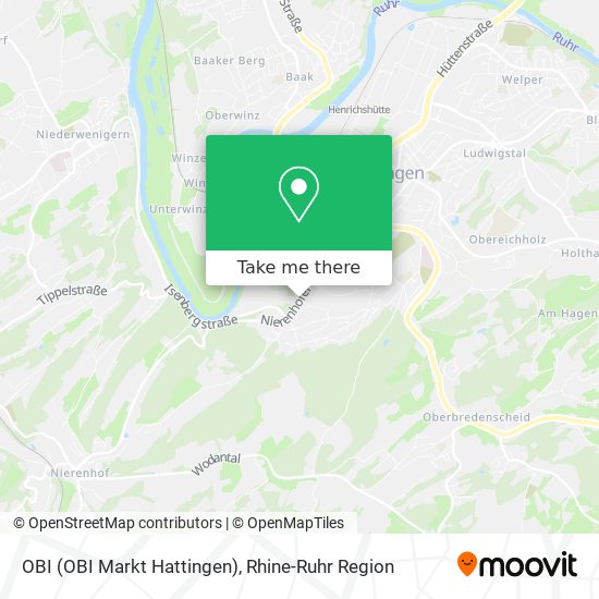 OBI (OBI Markt Hattingen) map