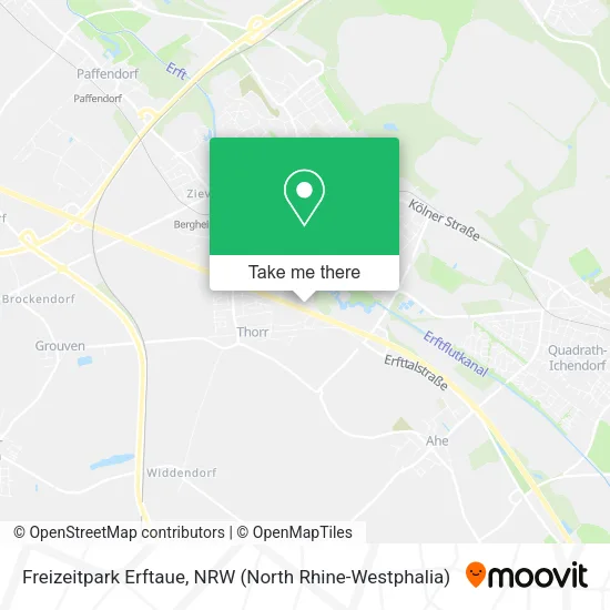 Freizeitpark Erftaue map