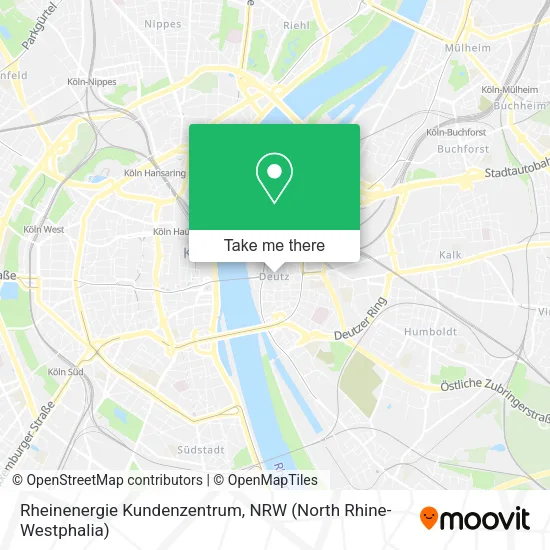 Карта Rheinenergie Kundenzentrum