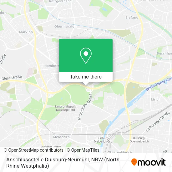 Anschlussstelle Duisburg-Neumühl map