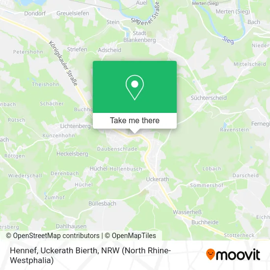 Карта Hennef, Uckerath Bierth