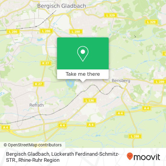 Bergisch Gladbach, Lückerath Ferdinand-Schmitz-STR. map