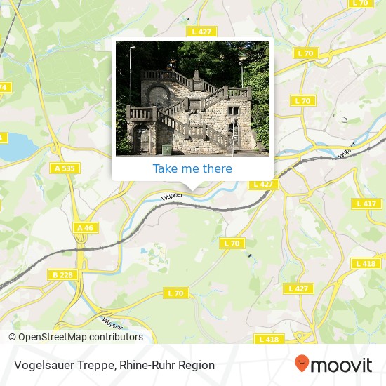 Карта Vogelsauer Treppe