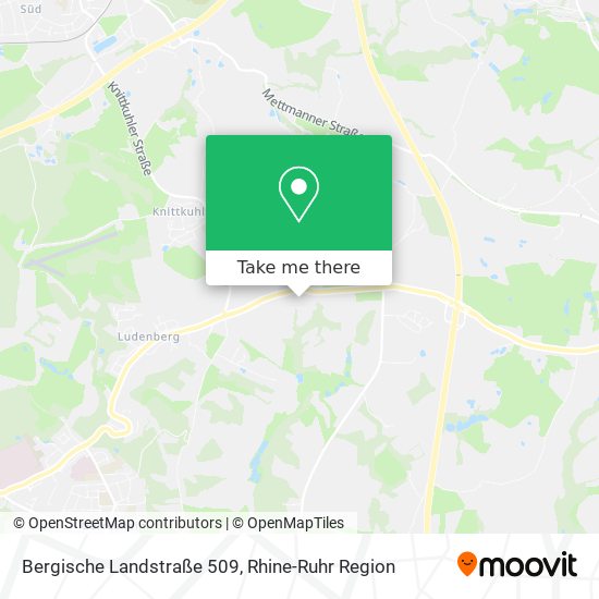 Bergische Landstraße 509 map