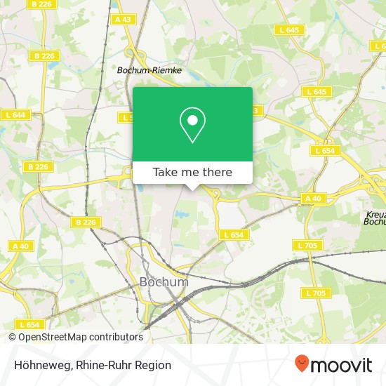 Карта Höhneweg