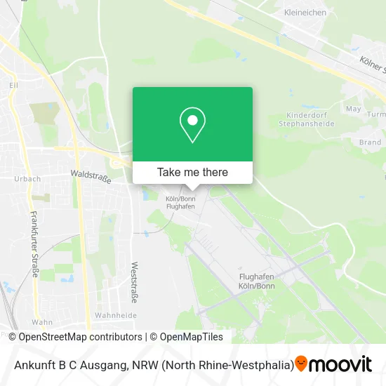 Ankunft B C Ausgang map