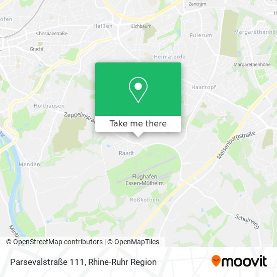 Parsevalstraße 111 map