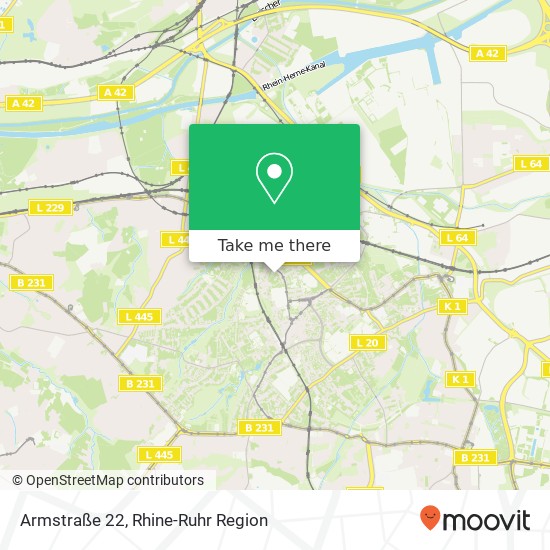 Armstraße 22 map