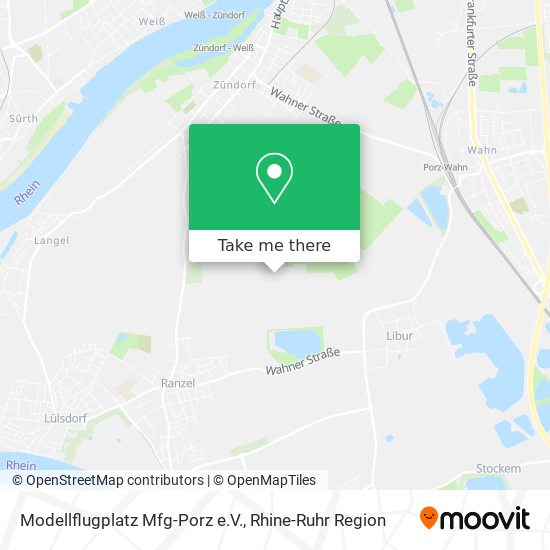Modellflugplatz Mfg-Porz e.V. map