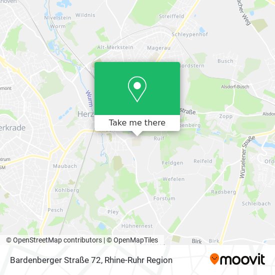 Bardenberger Straße 72 map