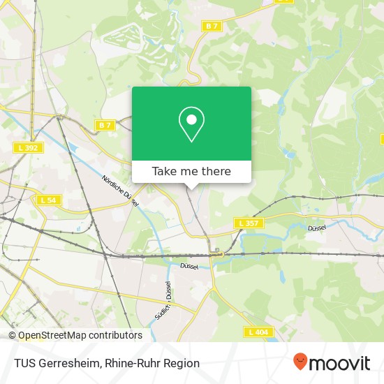 TUS Gerresheim map