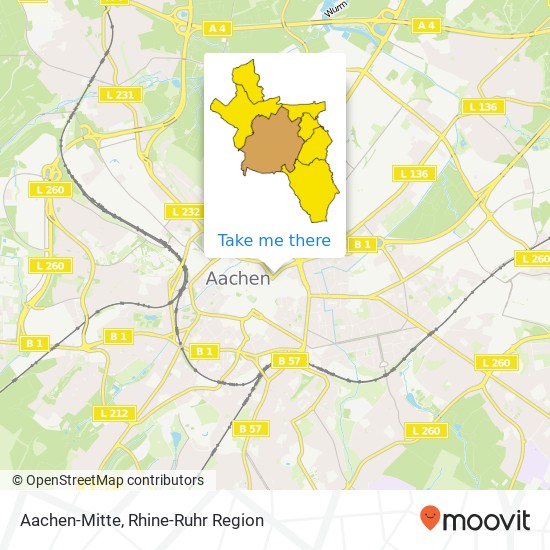 Aachen-Mitte map