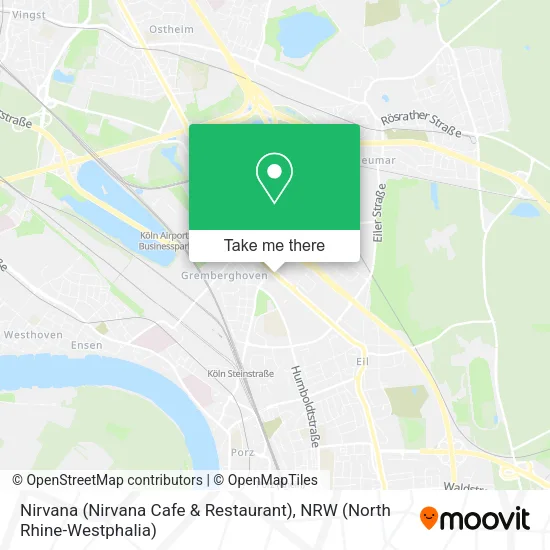 Карта Nirvana (Nirvana Cafe & Restaurant)