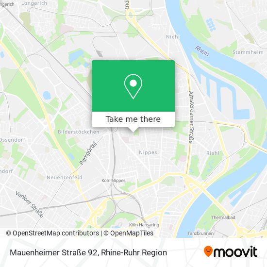 Mauenheimer Straße 92 map