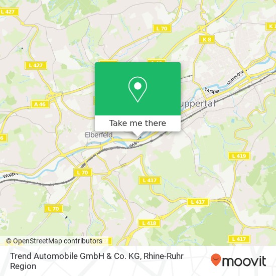 Trend Automobile GmbH & Co. KG map