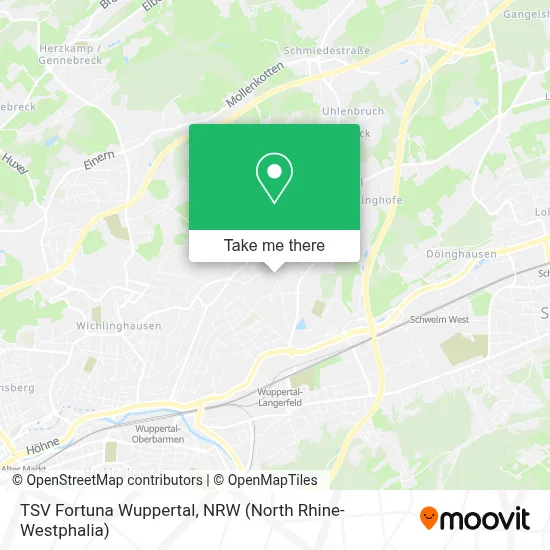 TSV Fortuna Wuppertal map