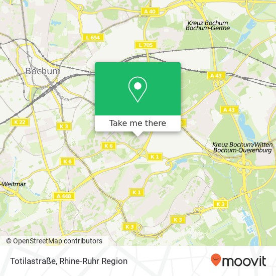 Totilastraße map