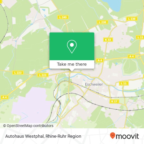 Autohaus Westphal map