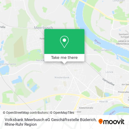 Volksbank Meerbusch eG Geschäftsstelle Büderich map