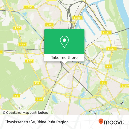 Thywissenstraße map