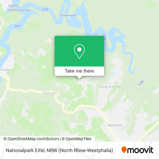 Карта Nationalpark Eifel