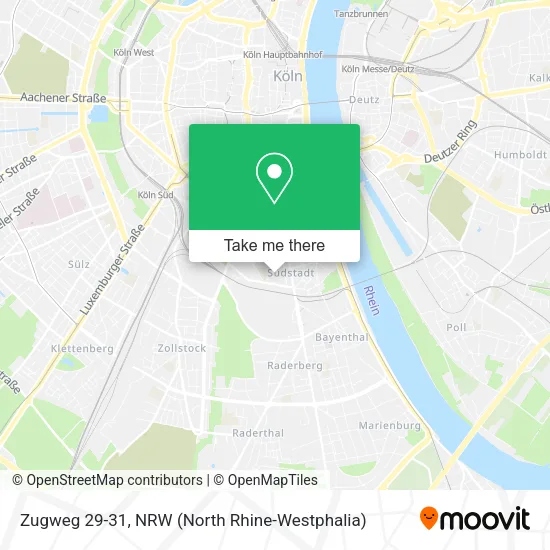 Zugweg 29-31 map