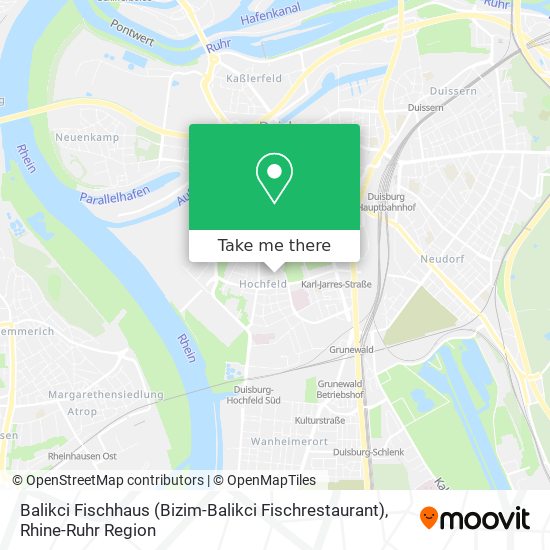 Карта Balikci Fischhaus (Bizim-Balikci Fischrestaurant)