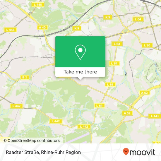 Raadter Straße map