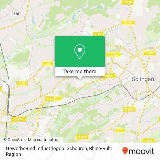 Gewerbe-und Industriegeb. Scheuren map