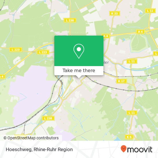 Hoeschweg map