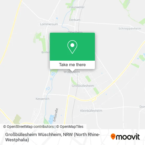 Карта Großbüllesheim Wüschheim
