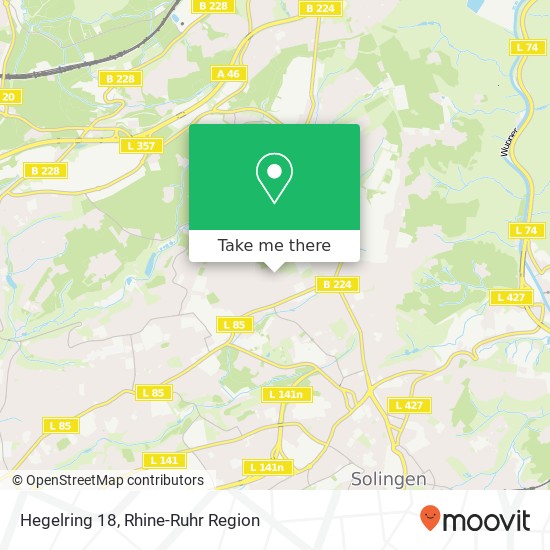 Hegelring 18 map