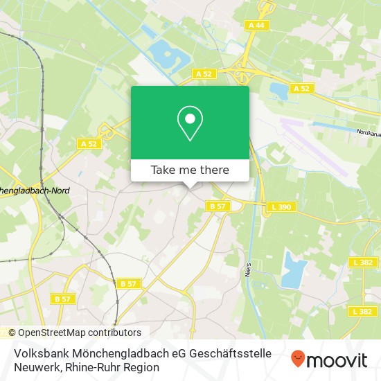 Volksbank Mönchengladbach eG Geschäftsstelle Neuwerk map