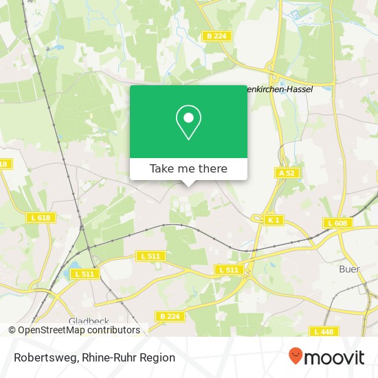 Robertsweg map