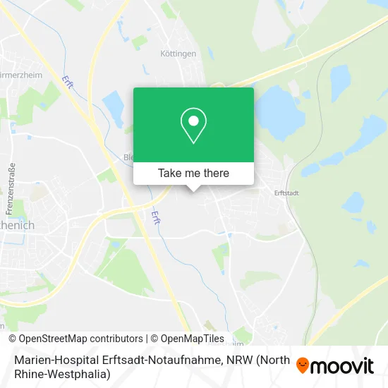 Карта Marien-Hospital Erftsadt-Notaufnahme