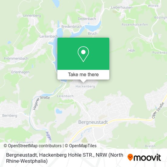 Карта Bergneustadt, Hackenberg Hohle STR.