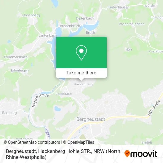 Карта Bergneustadt, Hackenberg Hohle STR.