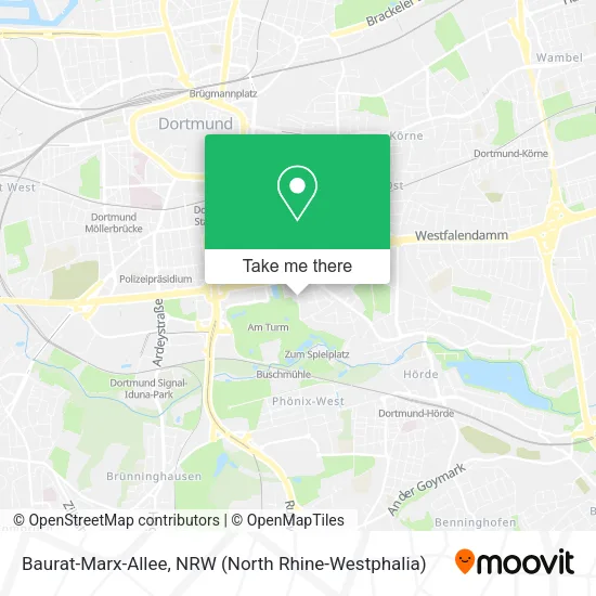 Карта Baurat-Marx-Allee