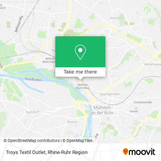 Карта Troys Textil Outlet
