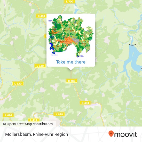 Möllersbaum map