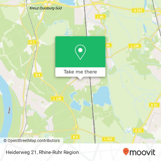 Heiderweg 21 map