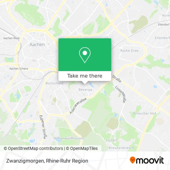 Карта Zwanzigmorgen