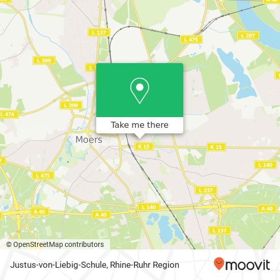 Justus-von-Liebig-Schule map