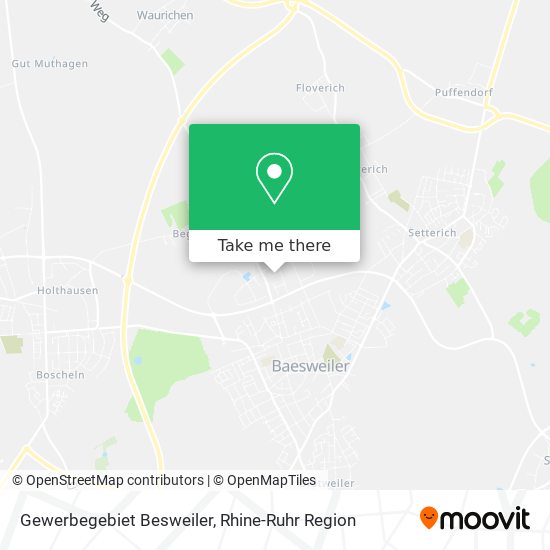 Gewerbegebiet Besweiler map