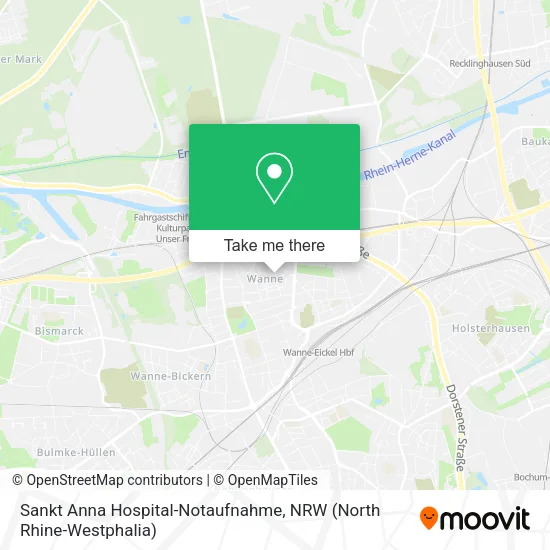 Карта Sankt Anna Hospital-Notaufnahme