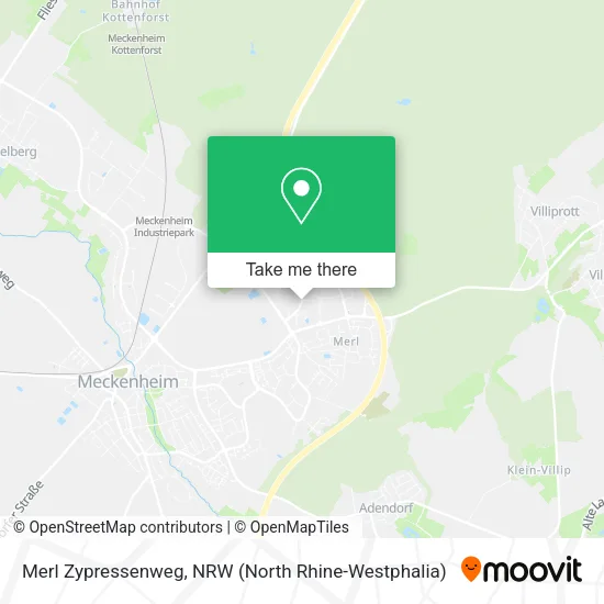 Карта Merl Zypressenweg