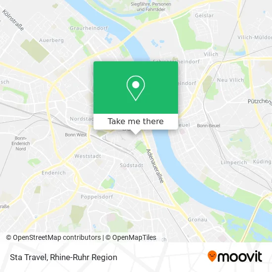 Карта Sta Travel